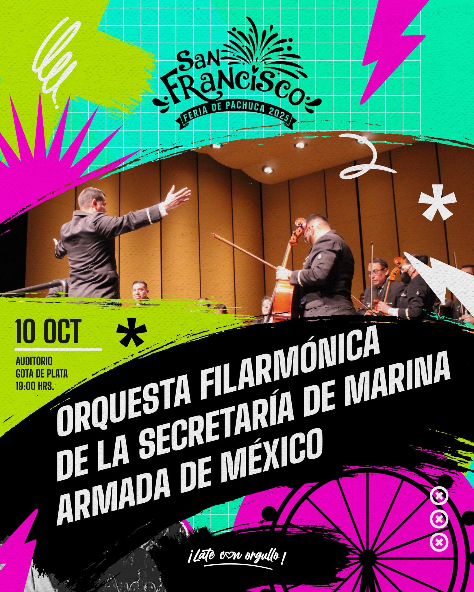 Orquesta Filarmónica de la Secretaría de Marina – Armada de México engalanará el Festival Cultural San Francisco de la Feria