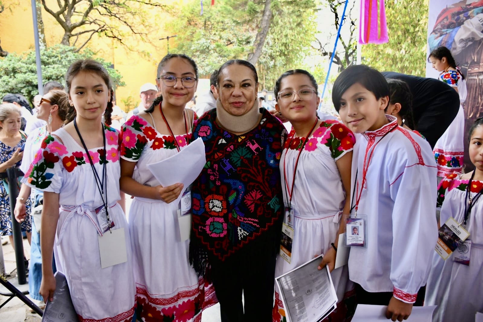 El talento infantil de Tulancingo resonó en Los Pinos con un mensaje de paz y orgullo cultural